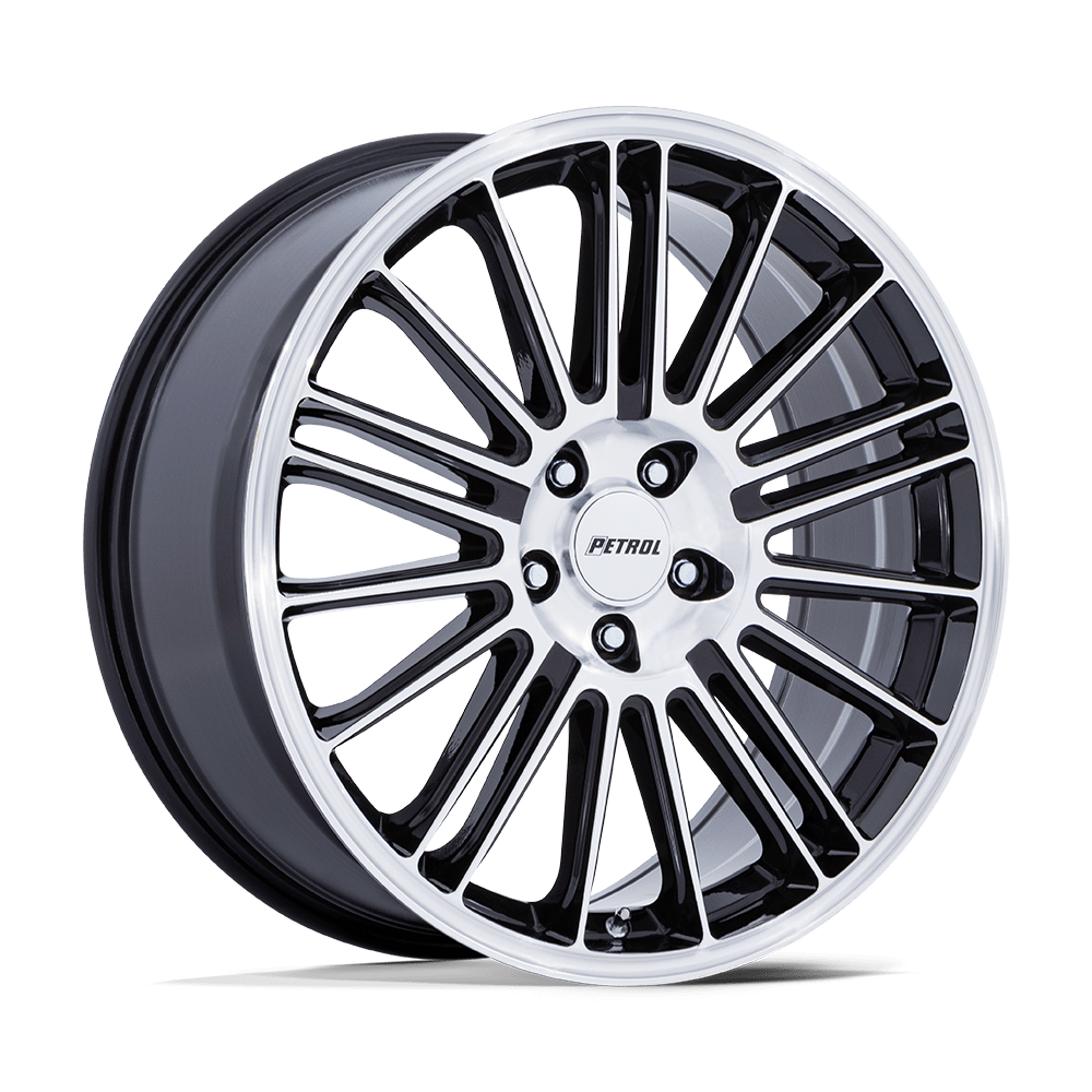 Petrol PE001 P1D GLOSS BLACK W/ MACHINED FACE Wheel - image 2