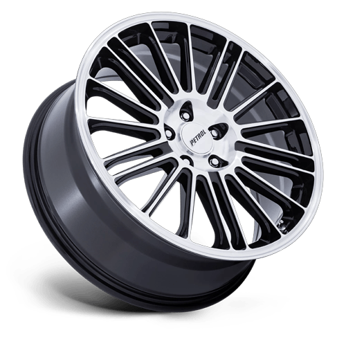 Petrol PE001 P1D GLOSS BLACK W/ MACHINED FACE Wheel - image 3
