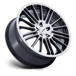 Load image into Gallery viewer, Petrol PE001 P1D GLOSS BLACK W/ MACHINED FACE Wheel - image 3
