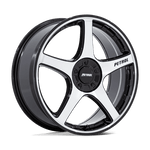 Load image into Gallery viewer, Petrol PE003 P2E GLOSS BLACK W/ MACHINED FACE Wheel - image 1

