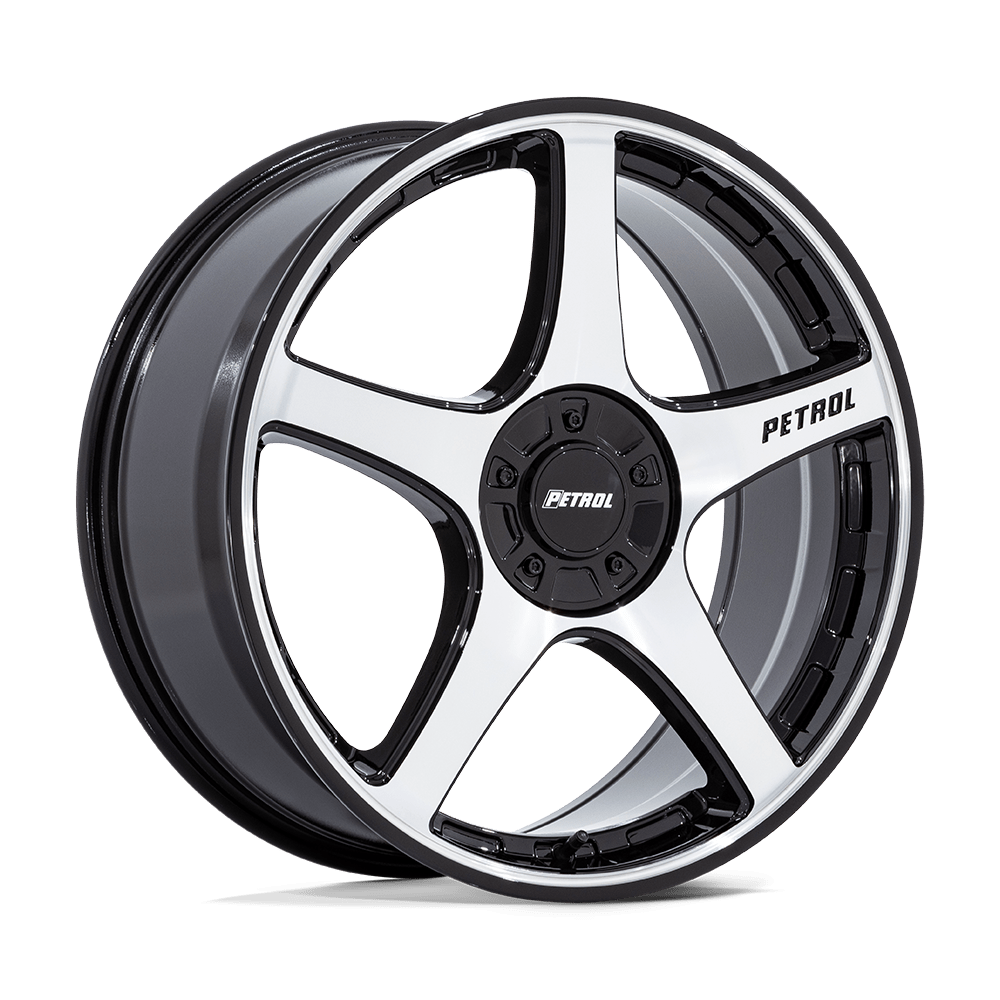 Petrol PE003 P2E GLOSS BLACK W/ MACHINED FACE Wheel - image 2