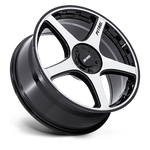 Load image into Gallery viewer, Petrol PE003 P2E GLOSS BLACK W/ MACHINED FACE Wheel - image 3
