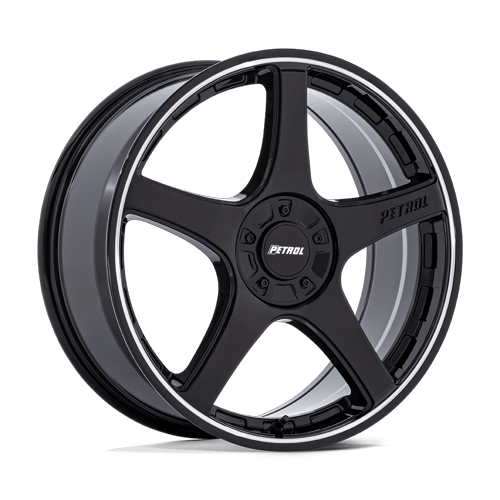 Petrol PE003 P2E GLOSS BLACK W/ MACHINED LIP Wheel - image 1