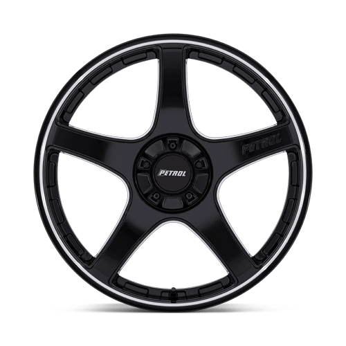 Petrol PE003 P2E GLOSS BLACK W/ MACHINED LIP Wheel - image 4