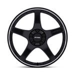 Load image into Gallery viewer, Petrol PE003 P2E GLOSS BLACK W/ MACHINED LIP Wheel - image 4
