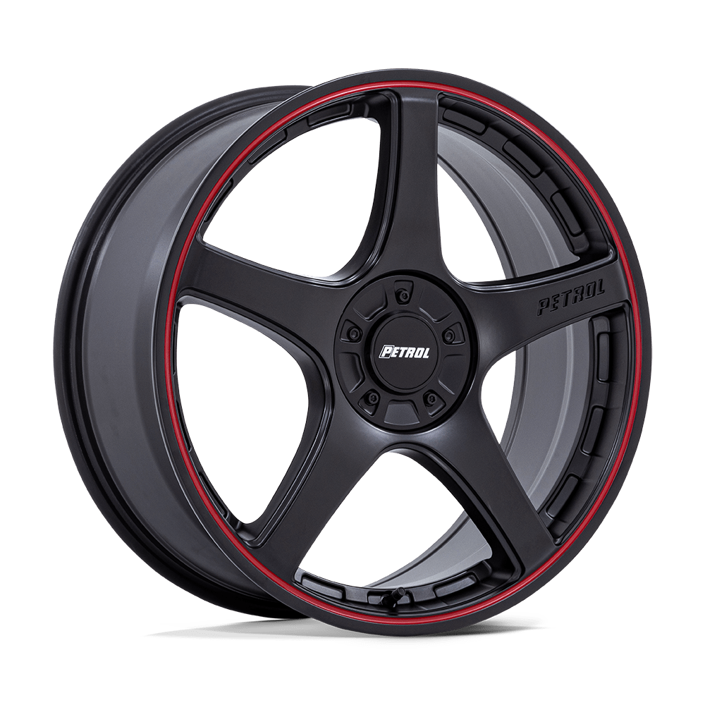 Petrol PE003 P2E MATTE BLACK W/ RED LIP Wheel - image 2