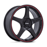 Load image into Gallery viewer, Petrol PE003 P2E MATTE BLACK W/ RED LIP Wheel - image 2

