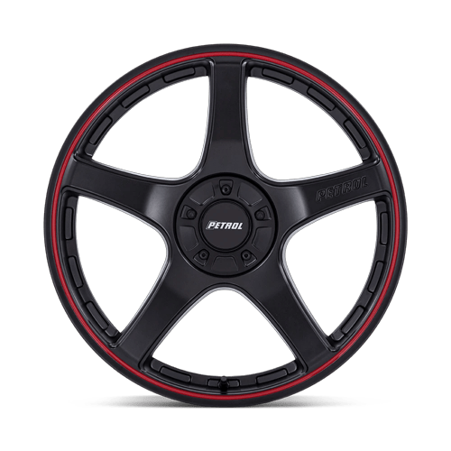 Petrol PE003 P2E MATTE BLACK W/ RED LIP Wheel - image 4