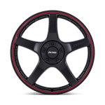 Load image into Gallery viewer, Petrol PE003 P2E MATTE BLACK W/ RED LIP Wheel - image 4
