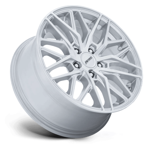 Petrol PE004 P3E MACHINED BRUSHED GLOSS SILVER Wheel - image 3