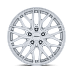 Load image into Gallery viewer, Petrol PE004 P3E MACHINED BRUSHED GLOSS SILVER Wheel - image 4
