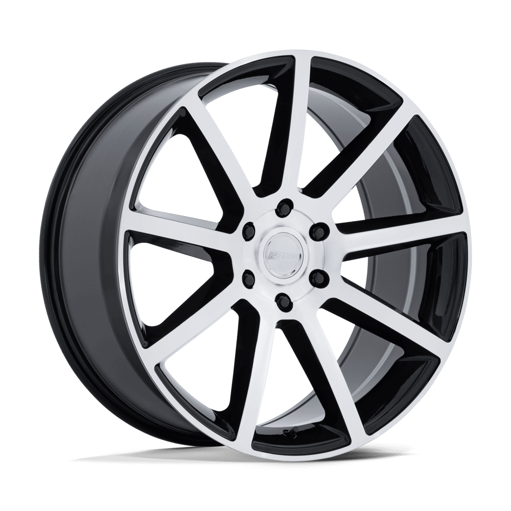 Petrol PE007 P6E GLOSS BLACK W/ MACHINED FACE Wheel - image 2
