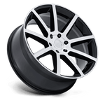 Load image into Gallery viewer, Petrol PE007 P6E GLOSS BLACK W/ MACHINED FACE Wheel - image 3
