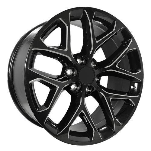 Performance Replicas PR177 GLOSS BLACK MILLED Wheel - image 2