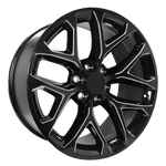 Load image into Gallery viewer, Performance Replicas PR177 GLOSS BLACK MILLED Wheel - image 2
