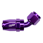 Load image into Gallery viewer, -12 AN 45 Degree Female Aluminum Hose End Fitting
