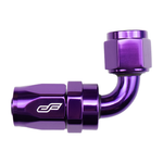 Load image into Gallery viewer, -4 AN 90 Degree Female Aluminum Hose End Fitting

