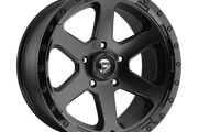 Fuel D589 RIPPER MATTE BLACK GLOSS BLACK LIP Wheel - image 1