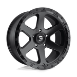 Load image into Gallery viewer, Fuel D589 RIPPER MATTE BLACK GLOSS BLACK LIP Wheel - image 1

