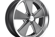 US Mags U120 ROADSTER MATTE GUN METAL MACHINED Wheel - image 1
