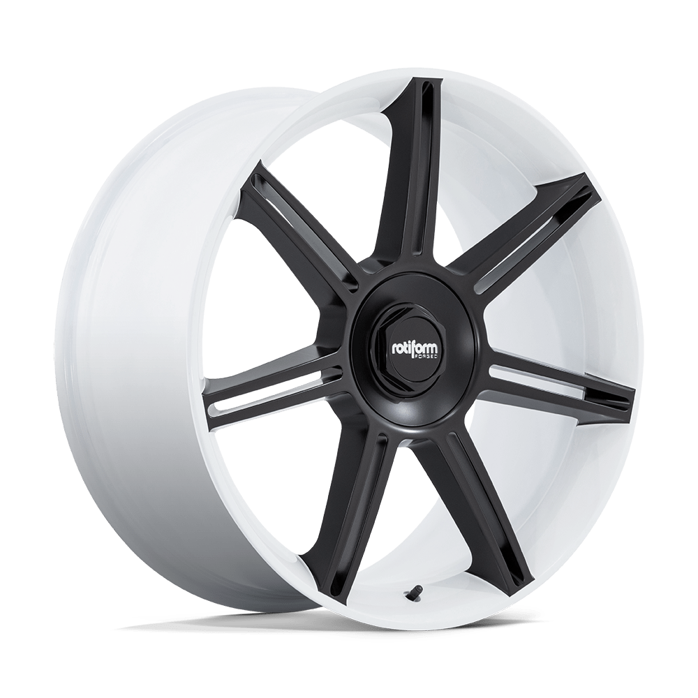 Rotiform FRA GLOSS WHITE W/ M-BLACK SPOKES Wheel - image 2