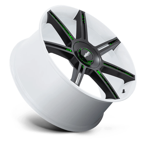 Rotiform FRA GLOSS WHITE W/ M-BLACK SPOKES Wheel - image 3