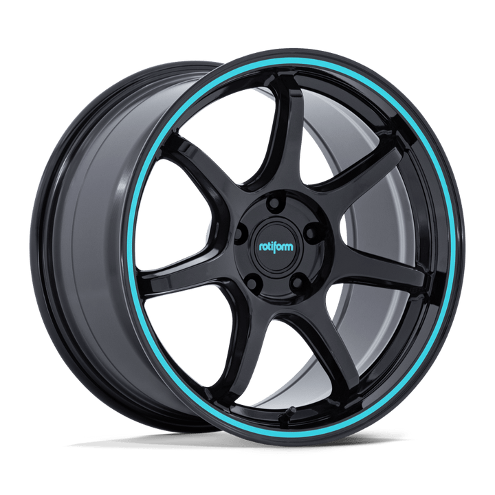  teal stripe wheel   image 2