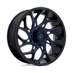Load image into Gallery viewer, Fuel UTV D778 RUNNER UTV GLOSS BLACK MILLED CANDY BLUE Wheel - image 2
