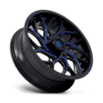 Load image into Gallery viewer, Fuel UTV D778 RUNNER UTV GLOSS BLACK MILLED CANDY BLUE Wheel - image 3
