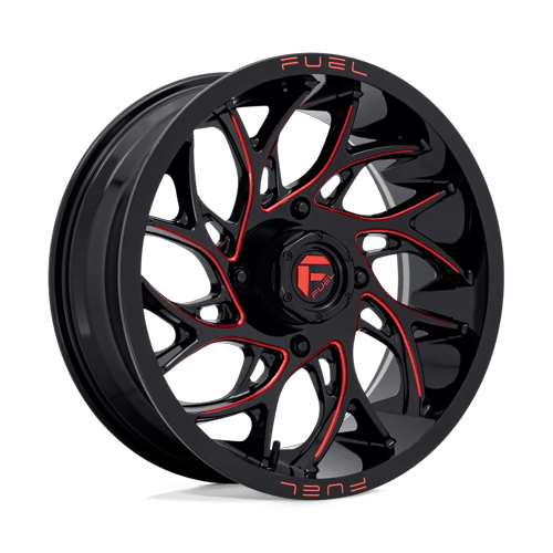 Fuel UTV D779 RUNNER UTV GLOSS BLACK MILLED CANDY RED Wheel - image 1