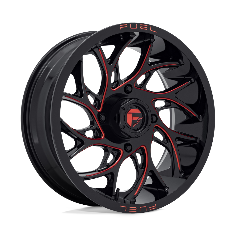 Fuel UTV D779 RUNNER UTV GLOSS BLACK MILLED CANDY RED Wheel - image 2