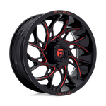Load image into Gallery viewer, Fuel UTV D779 RUNNER UTV GLOSS BLACK MILLED CANDY RED Wheel - image 2
