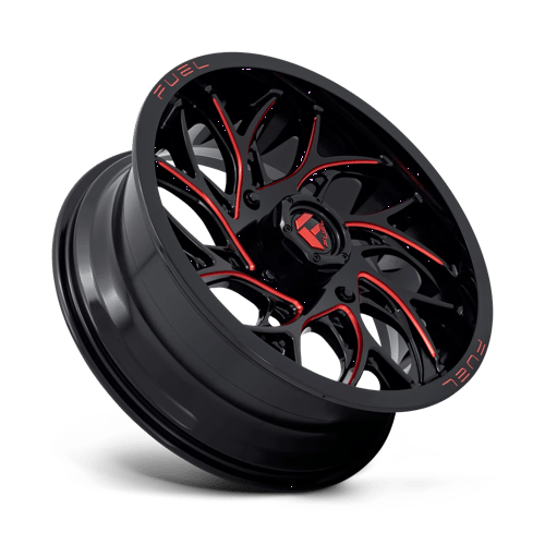 Fuel UTV D779 RUNNER UTV GLOSS BLACK MILLED CANDY RED Wheel - image 3