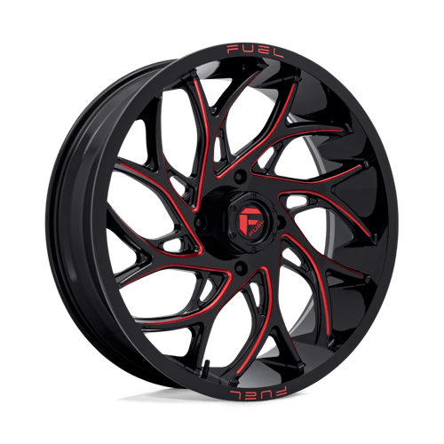 Fuel UTV D779 RUNNER UTV GLOSS BLACK MILLED CANDY RED Wheel - image 5