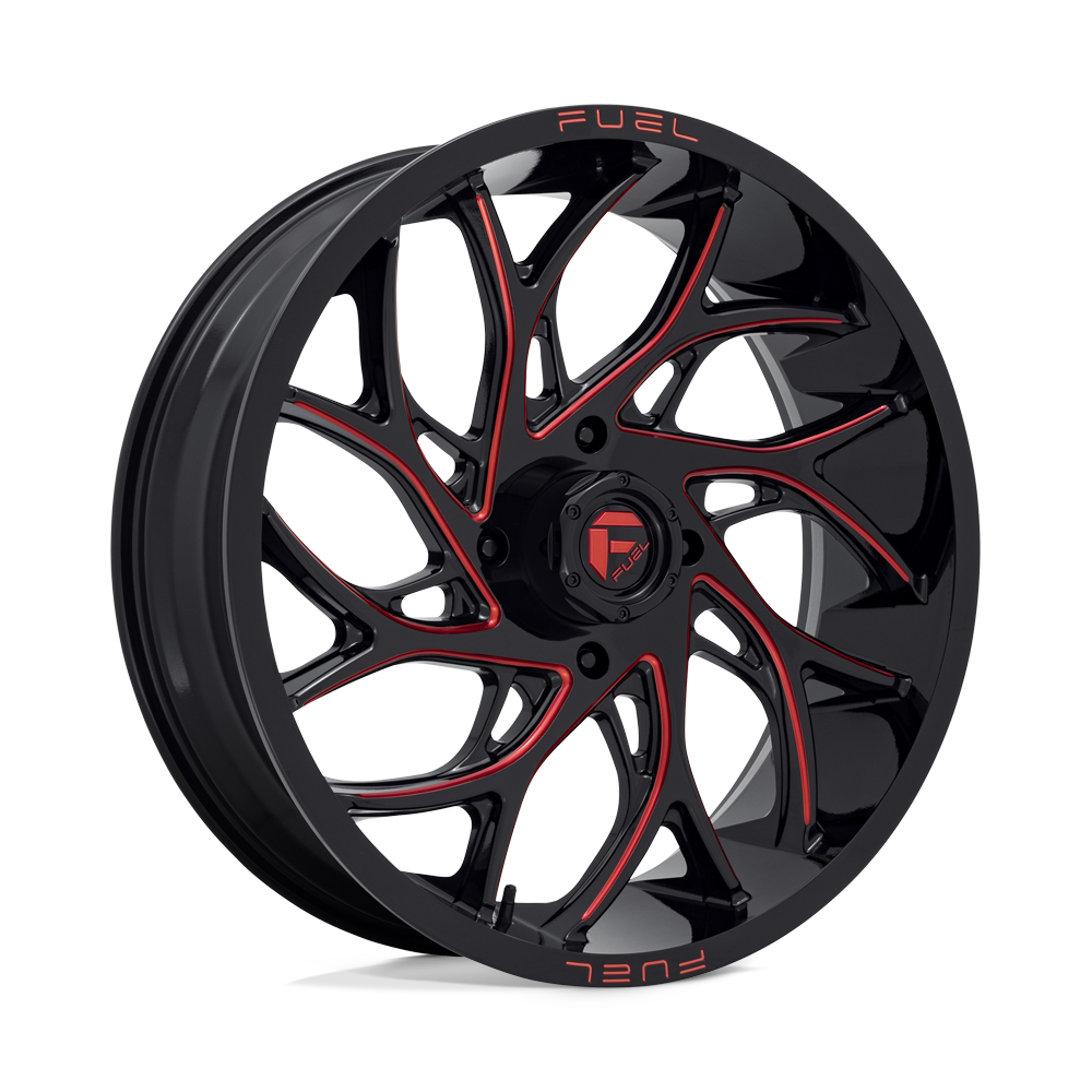 Fuel UTV D779 RUNNER UTV GLOSS BLACK MILLED CANDY RED Wheel - image 6