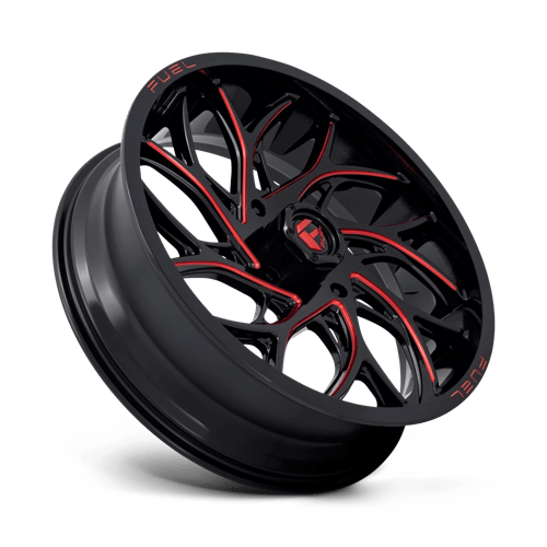 Fuel UTV D779 RUNNER UTV GLOSS BLACK MILLED CANDY RED Wheel - image 7