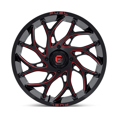 Fuel UTV D779 RUNNER UTV GLOSS BLACK MILLED CANDY RED Wheel - image 8
