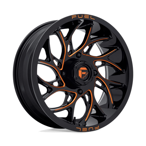 Fuel UTV D780 RUNNER UTV GLOSS BLACK MILLED ORANGE Wheel - image 1