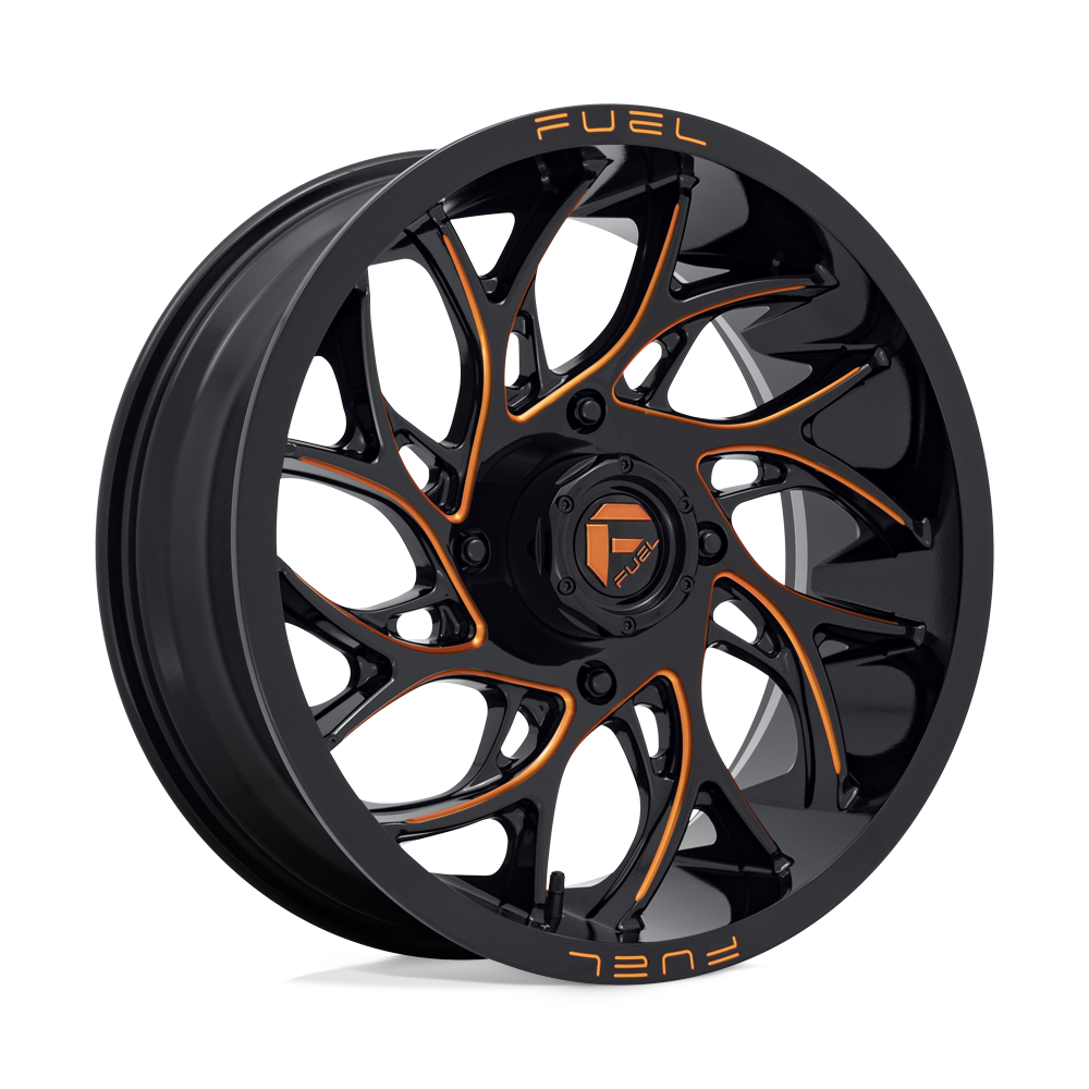 Fuel UTV D780 RUNNER UTV GLOSS BLACK MILLED ORANGE Wheel - image 2