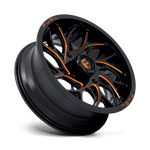 Load image into Gallery viewer, Fuel UTV D780 RUNNER UTV GLOSS BLACK MILLED ORANGE Wheel - image 3
