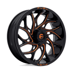 Load image into Gallery viewer, Fuel UTV D780 RUNNER UTV GLOSS BLACK MILLED ORANGE Wheel - image 5
