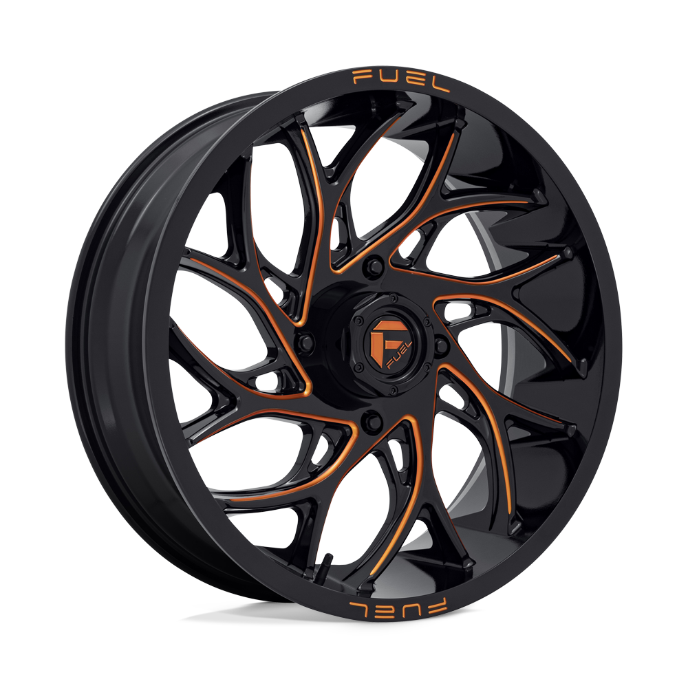 Fuel UTV D780 RUNNER UTV GLOSS BLACK MILLED ORANGE Wheel - image 6