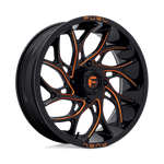 Load image into Gallery viewer, Fuel UTV D780 RUNNER UTV GLOSS BLACK MILLED ORANGE Wheel - image 6
