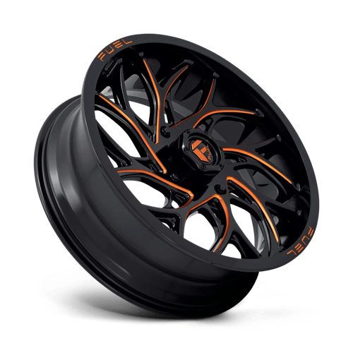 Fuel UTV D780 RUNNER UTV GLOSS BLACK MILLED ORANGE Wheel - image 7
