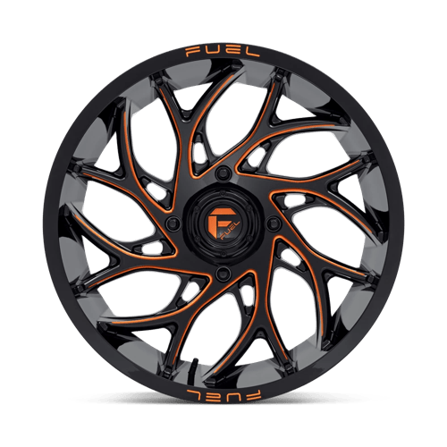 Fuel UTV D780 RUNNER UTV GLOSS BLACK MILLED ORANGE Wheel - image 8