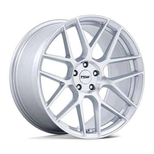 TSW TW002 LASARTHE GLOSS SILVER MACHINED Wheel - image 1