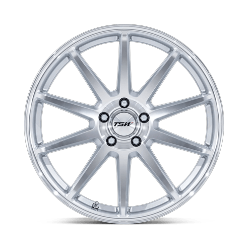 TSW TW004 CANARD GLOSS SILVER W/ MACHINED FACE Wheel - image 4