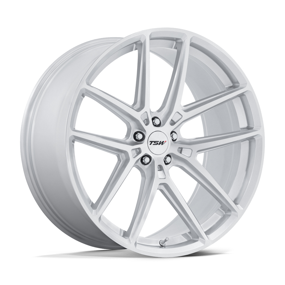 TSW TW006 IMOLA GLOSS SILVER W/ MACHINED FACE Wheel - image 2
