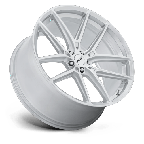TSW TW006 IMOLA GLOSS SILVER W/ MACHINED FACE Wheel - image 3