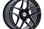 TSW TW008 SLIPSTREAM GLOSS BLACK W/ MACHINED FACE Wheel - image 1